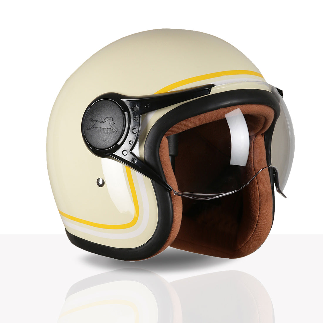 TVS MissFit Helmet for Women | Lightweight Ladies Helmet for Scooty | Stylish Girls Helmet with Extreme Comfort Fit | Women Helmet with Clear Visor | DOT & ISI Certified Helmet for Woman